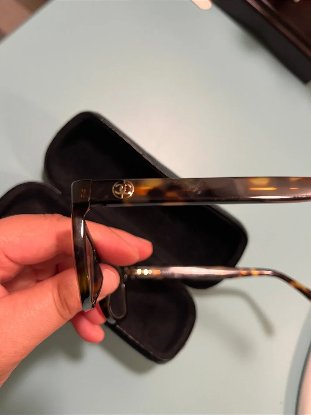 Chanel Made in Italy 3314 Eyeglasses color:1172 Havana/tortoise- great condition